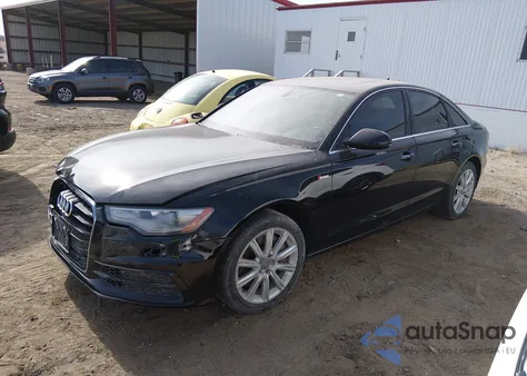 2013 Audi A6 3.0T Premium from USA, damaged, VIN WAUGGAFCXDN050864
